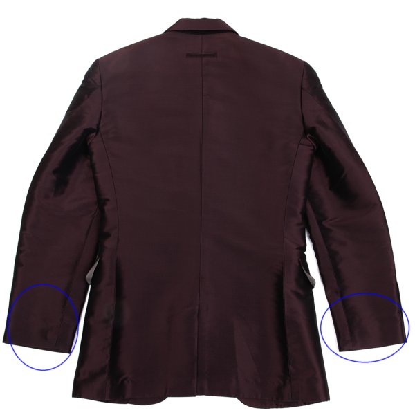 Jean Paul GAULTIER HOMME Poly Blend Jacket Wine Size 48