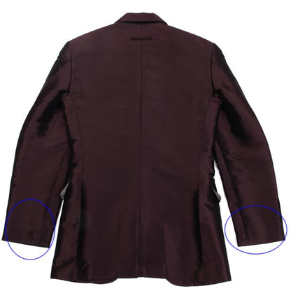 Jean Paul GAULTIER HOMME Poly Blend Jacket Wine Size 48