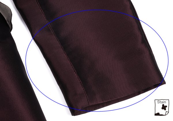 Jean Paul GAULTIER HOMME Poly Blend Jacket Wine Size 48
