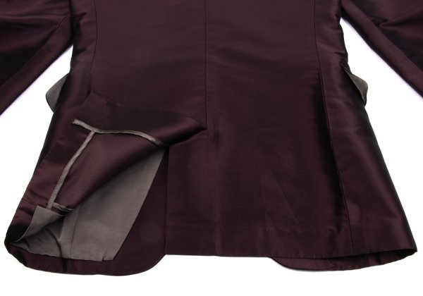 Jean Paul GAULTIER HOMME Poly Blend Jacket Wine Size 48