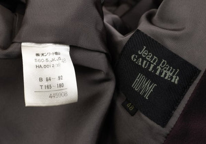Jean Paul GAULTIER HOMME Poly Blend Jacket Wine Size 48