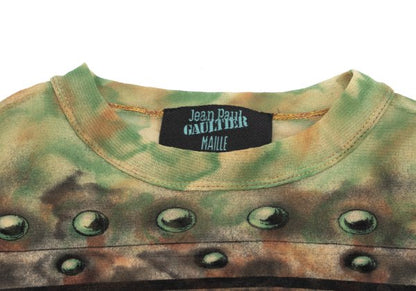 Jean Paul GAULTIER MAILLE Logo Power Net Shirt Multi Size 48