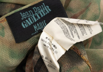 Jean Paul GAULTIER MAILLE Logo Power Net Shirt Multi Size 48