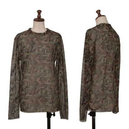 Jean Paul GAULTIER CLASSIQUE Camo Powernet Top Size 48
