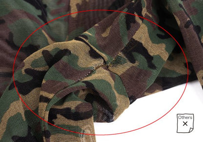 Jean Paul GAULTIER CLASSIQUE Camo Powernet Top Size 48