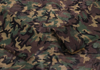 Jean Paul GAULTIER CLASSIQUE Camo Powernet Top Size 48