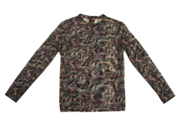 Jean Paul GAULTIER CLASSIQUE Camo Powernet Top Size 48