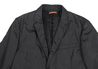 PRADA SPORT Nylon Padded Tailored Blazer Black Size 54