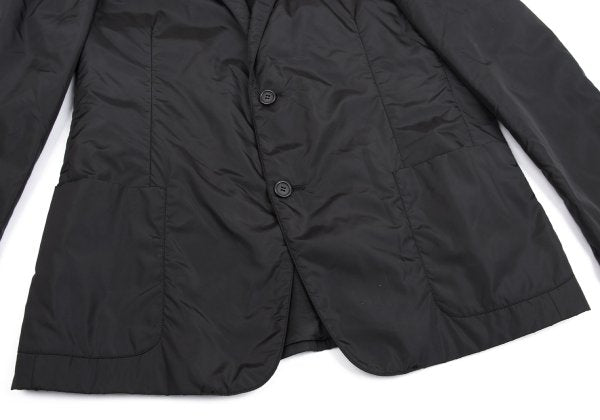 PRADA SPORT Nylon Padded Tailored Blazer Black Size 54
