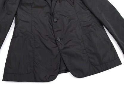 PRADA SPORT Nylon Padded Tailored Blazer Black Size 54