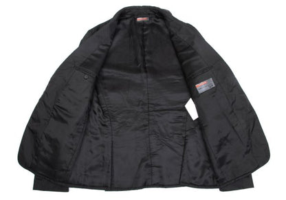 PRADA SPORT Nylon Padded Tailored Blazer Black Size 54