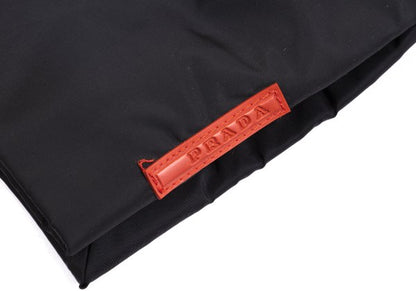 PRADA SPORT Nylon Padded Tailored Blazer Black Size 54