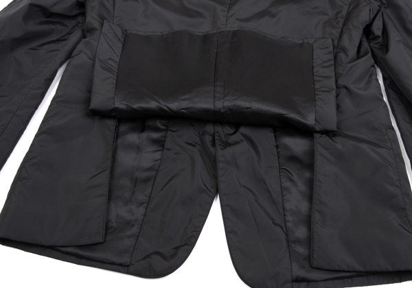 PRADA SPORT Nylon Padded Tailored Blazer Black Size 54