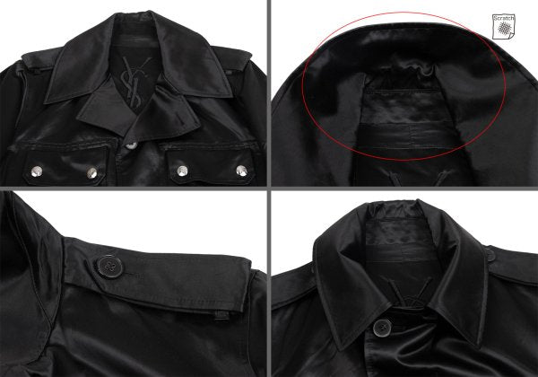 Yves Saint Laurent rive gauche Cotton Jacket Black Size 44