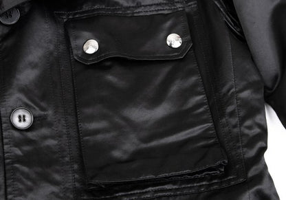 Yves Saint Laurent rive gauche Cotton Jacket Black Size 44