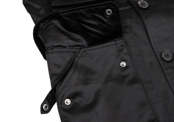 Yves Saint Laurent rive gauche Cotton Jacket Black Size 44