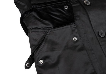 Yves Saint Laurent rive gauche Cotton Jacket Black Size 44