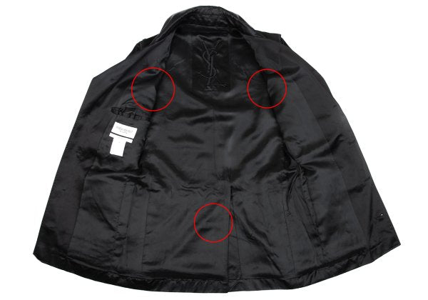 Yves Saint Laurent rive gauche Cotton Jacket Black Size 44