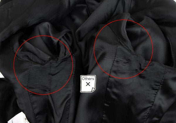 Yves Saint Laurent rive gauche Cotton Jacket Black Size 44