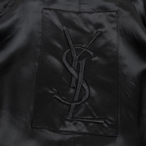 Yves Saint Laurent rive gauche Cotton Jacket Black Size 44