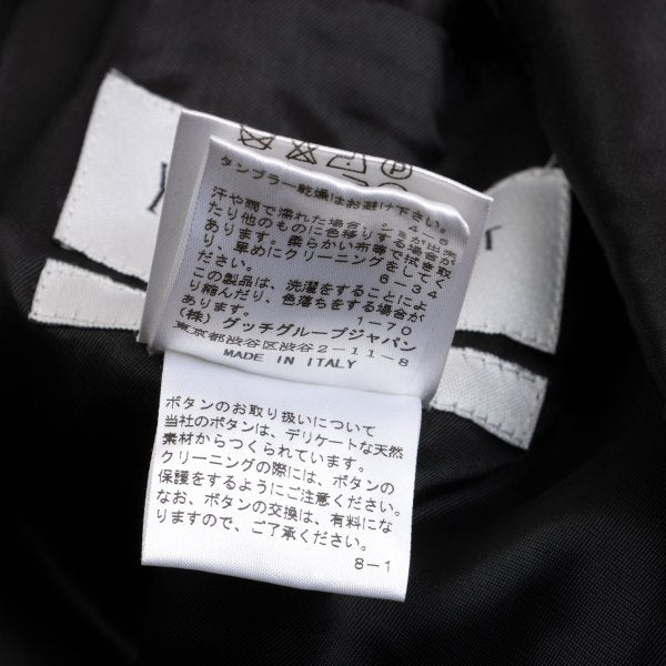 Yves Saint Laurent rive gauche Cotton Jacket Black Size 44
