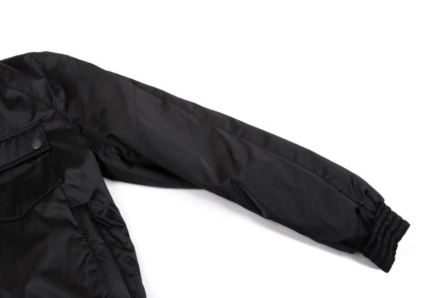 HUGO BOSS Detachable Fur Flap Pocket Jacket Black Size L