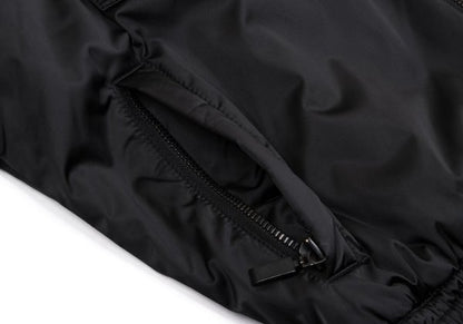 HUGO BOSS Detachable Fur Flap Pocket Jacket Black Size L