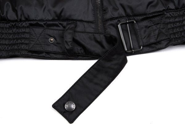 HUGO BOSS Detachable Fur Flap Pocket Jacket Black Size L