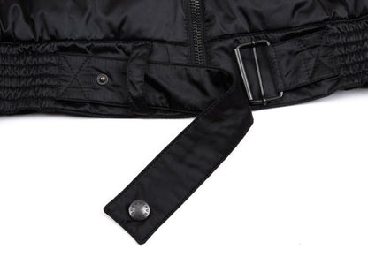 HUGO BOSS Detachable Fur Flap Pocket Jacket Black Size L