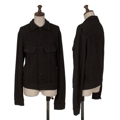 tricot COMME des GARCONS Wool Knit Jacket Black Size M