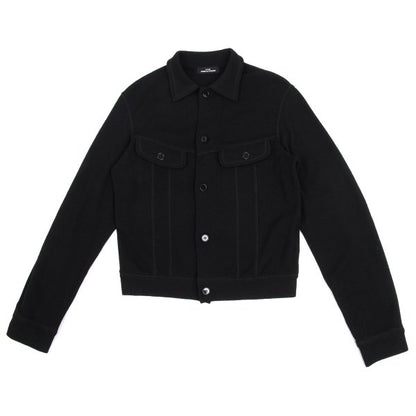 tricot COMME des GARCONS Wool Knit Jacket Black Size M