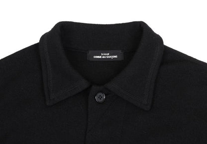tricot COMME des GARCONS Wool Knit Jacket Black Size M