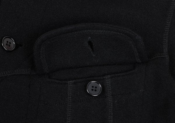 tricot COMME des GARCONS Wool Knit Jacket Black Size M