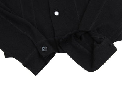 tricot COMME des GARCONS Wool Knit Jacket Black Size M