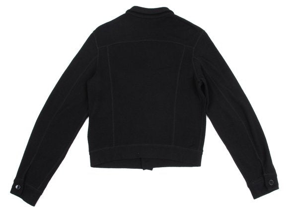 tricot COMME des GARCONS Wool Knit Jacket Black Size M