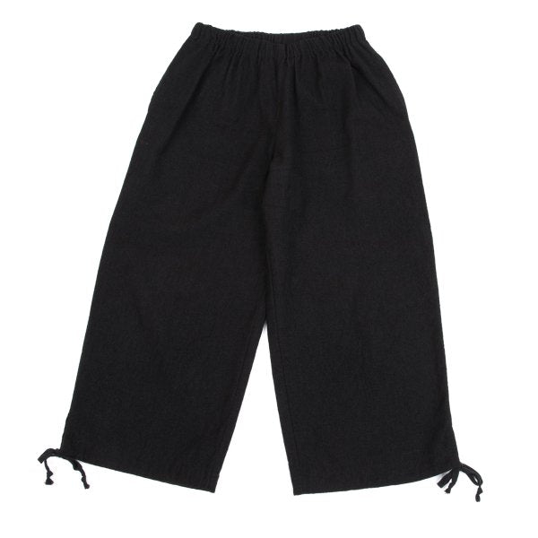 COMME des GARCONS Wool Fulled Hem String Ring Black Size M