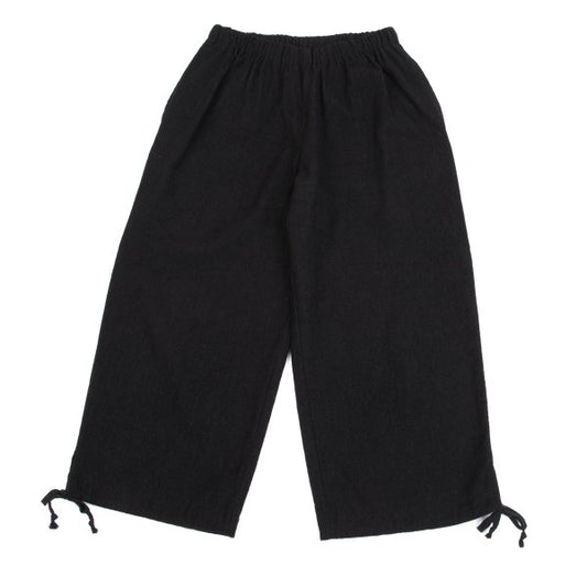 COMME des GARCONS Wool Fulled Hem String Ring Black Size M