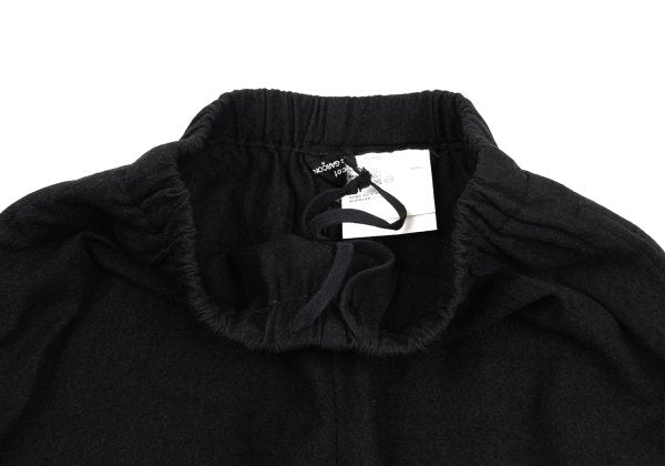 COMME des GARCONS Wool Fulled Hem String Ring Black Size M