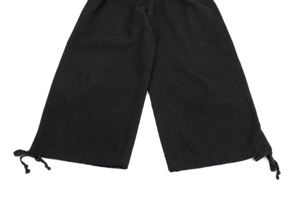 COMME des GARCONS Wool Fulled Hem String Ring Black Size M