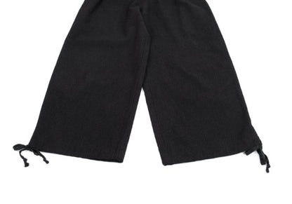 COMME des GARCONS Wool Fulled Hem String Ring Black Size M