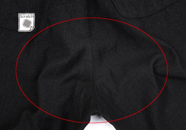 COMME des GARCONS Wool Fulled Hem String Ring Black Size M