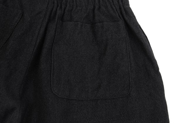 COMME des GARCONS Wool Fulled Hem String Ring Black Size M