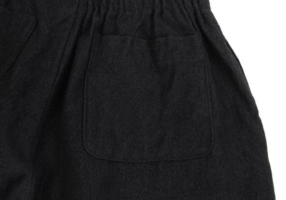 COMME des GARCONS Wool Fulled Hem String Ring Black Size M