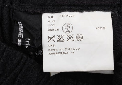 COMME des GARCONS Wool Fulled Hem String Ring Black Size M