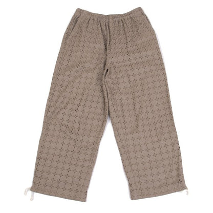 tricot COMME des GARCONS Cotton Floral Pants Brown Size M