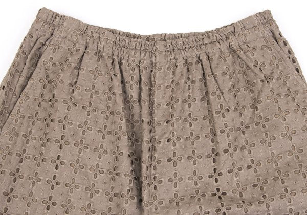 tricot COMME des GARCONS Cotton Floral Pants Brown Size M