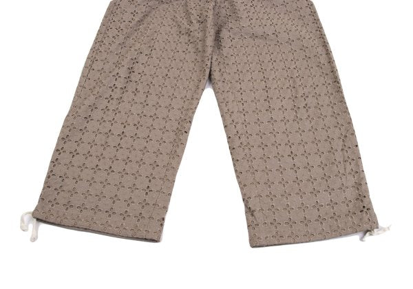 tricot COMME des GARCONS Cotton Floral Pants Brown Size M
