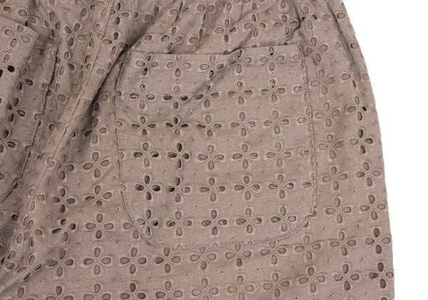 tricot COMME des GARCONS Cotton Floral Pants Brown Size M