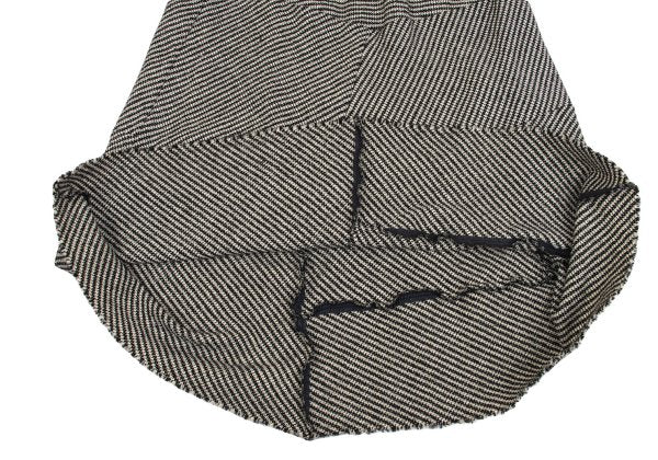 tricot COMME des GARCONS Houndstooth Black Ivory Skirt Size M