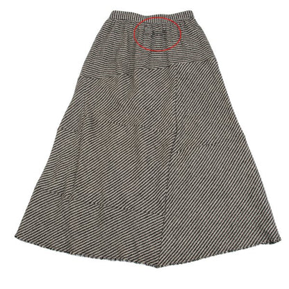 tricot COMME des GARCONS Houndstooth Black Ivory Skirt Size M